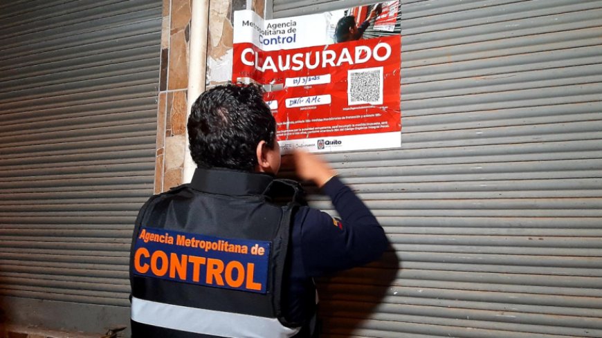🔵 Clausuran tres locales de diversión nocturna en Yaruquí por falta de permisos
