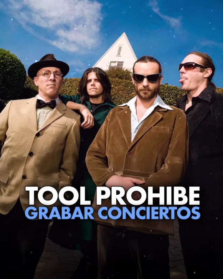 Tool prohíbe grabar en sus conciertos