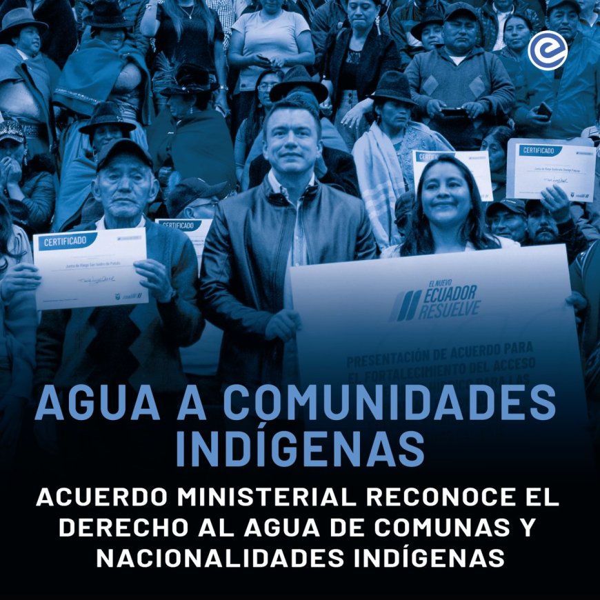 🔵 Un paso histórico para las comunidades indígenas