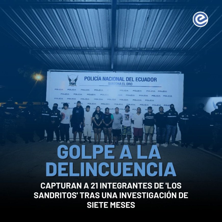 🔵 Golpe a la delincuencia